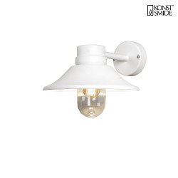 outdoor wall luminaire VEGA with shade E27 IP54, white dimmable