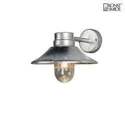 outdoor wall luminaire VEGA with shade E27 IP54, galvanised dimmable