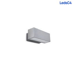 outdoor wall luminaire AFRODITA LED SINGLE EMISSION - 30CM down, Bluetooth controllable IP66, grey dimmable