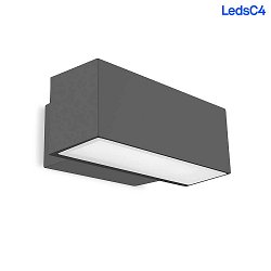 outdoor wall luminaire AFRODITA LED SINGLE EMISSION - 30CM down, Bluetooth controllable IP66, anthracite dimmable
