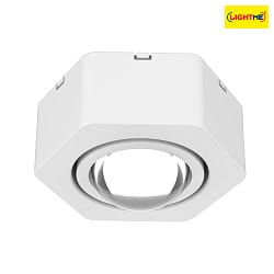 ceiling luminaire MOSAIK + POWERLENS 60 1 flame, rigid, switchable, with lens optics GX53 IP20, white 