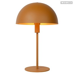 table lamp SIEMON round E14 IP20, yellow 