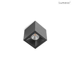 LED Deckenleuchte SQUARE CEILING LED, 33, 8,9W, 2700K, 824lm, IP20, dimmbar, schwarz