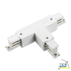3-phase T-connector GLOBALtrac PRO - XTS 40 right, current conduction inside, white