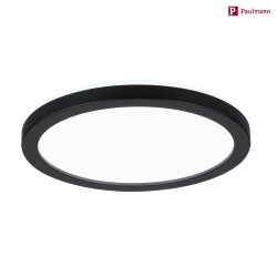 LED Panel ATRIA SHINE,  19cm, 230V, 11.2W 4000K 850lm, Kunststoff, Schwarz