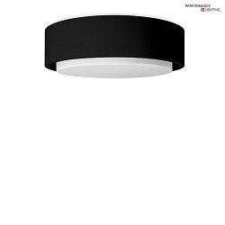 wall and ceiling luminaire MULTI+ 30 PC static IP65, black dimmable