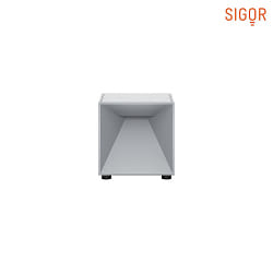 battery table lamp NUTALIS MINI IP54, fog grey dimmable