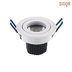 LED Downlight module ARGENT, 9W, 600lm, 3000K, 36, dimmable, white