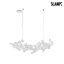 Pendant luminaire HANAMI LARGE, 10x LED G9 5W (dimmable, excl.), clear / transparent wire
