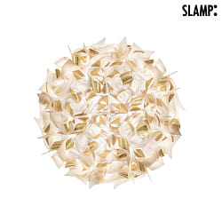 wall and ceiling luminaire VELI L  E27 IP20, gold, white dimmable
