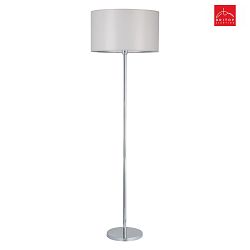 floor lamp DOVE E27 IP20, chrome, grey 