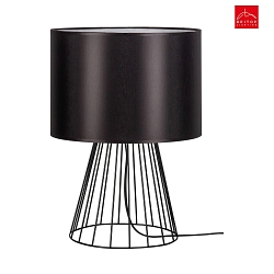 table lamp SWAN E27 IP20, black 