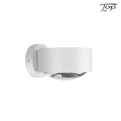 outdoor wall luminaire PUK MAXX WALL OUTDOOR up / down, rigid, without lens IP44, white matt dimmable