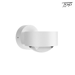 outdoor wall luminaire PUK MINI WALL OUTDOOR (COB LED) up / down, rigid, without lens IP44, white matt dimmable