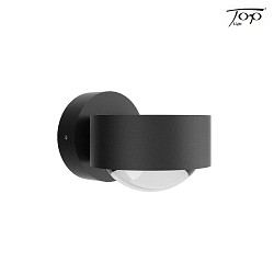 outdoor wall luminaire PUK MINI WALL OUTDOOR (COB LED) up / down, rigid, without lens IP44, black matt dimmable