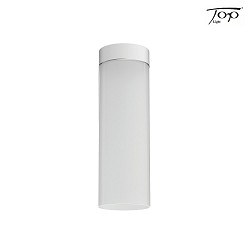 ceiling luminaire DELA BOX cylindrical, direct / indirect E27 IP20, white matt dimmable