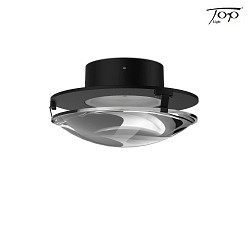 ceiling luminaire PAXX 2 rigid, direct / indirect IP20, black matt dimmable