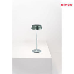 battery table lamp SISTER LIGHT IP65, green, anodised dimmable